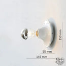 Applique murale interieur led effet moderne