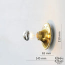 Applique murale interieur led effet moderne