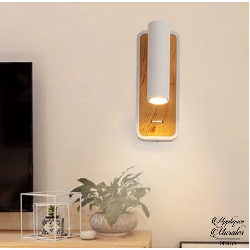 Applique murale interrupteur