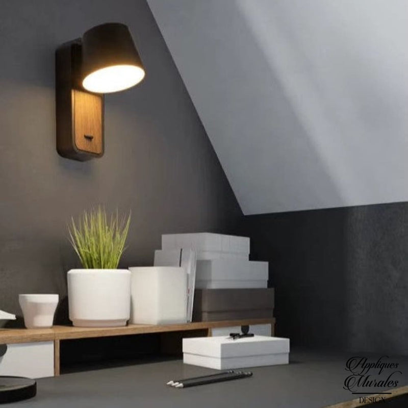 Applique murale interrupteur