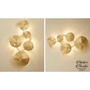 Applique murale laiton doré