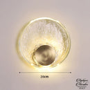 Applique murale laiton et verre