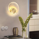 Applique murale laiton et verre