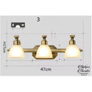 Applique murale laiton salle de bain