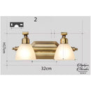 Applique murale laiton salle de bain