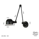 Applique murale lampe architecte