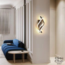 Applique murale led spirale