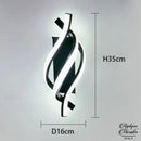 Applique murale led spirale