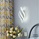 Applique murale led spirale