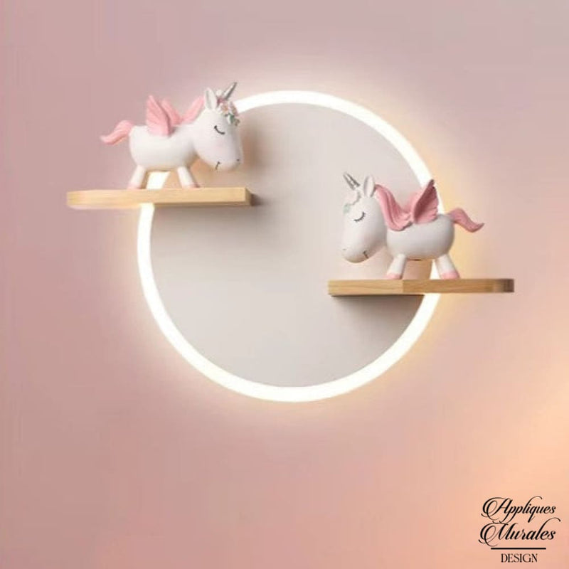 Applique murale licorne