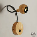 Applique murale liseuse bois