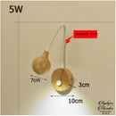 Applique murale liseuse bois