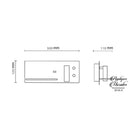 Applique murale liseuse usb