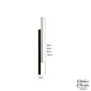 Applique murale longue