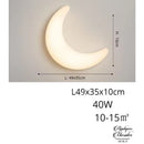 Applique murale lune