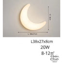 Applique murale lune