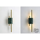 Applique murale marbre et laiton