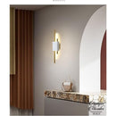 Applique murale marbre et laiton