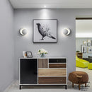 Applique murale metal noir