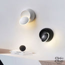 Applique murale metal noir