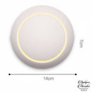 Applique murale metal noir