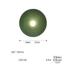 Applique murale naturelle