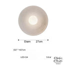 Applique murale naturelle