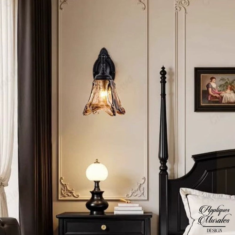Applique murale noire