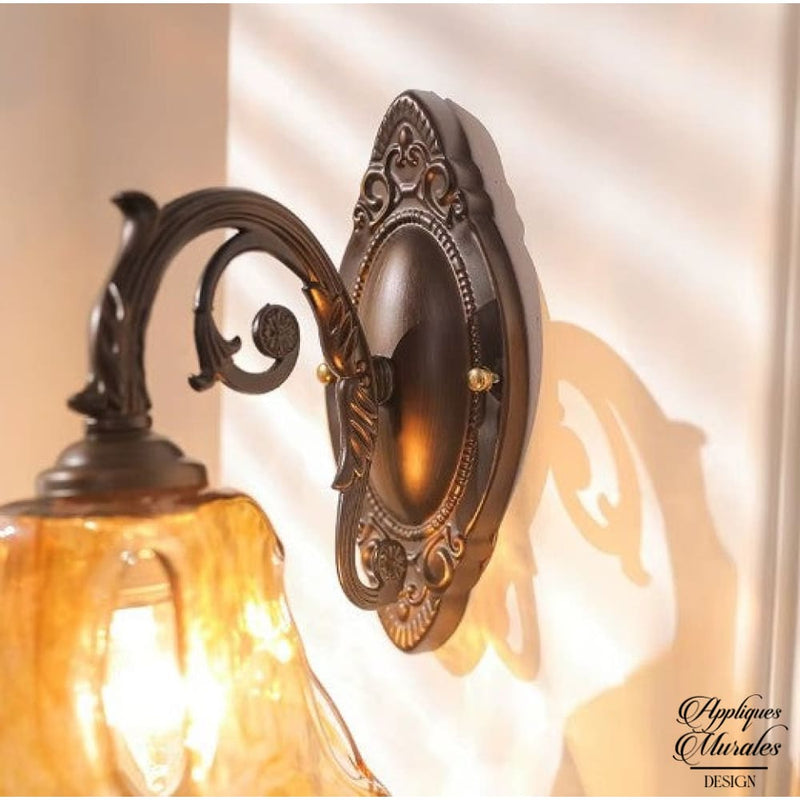 Applique murale noire