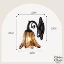 Applique murale noire