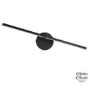 Applique murale noire pour salle de bain