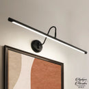 Applique murale noire salle de bain