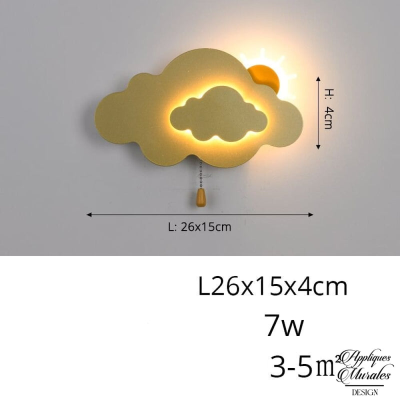 Applique murale nuage