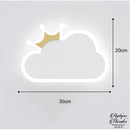 Applique murale nuage bebe