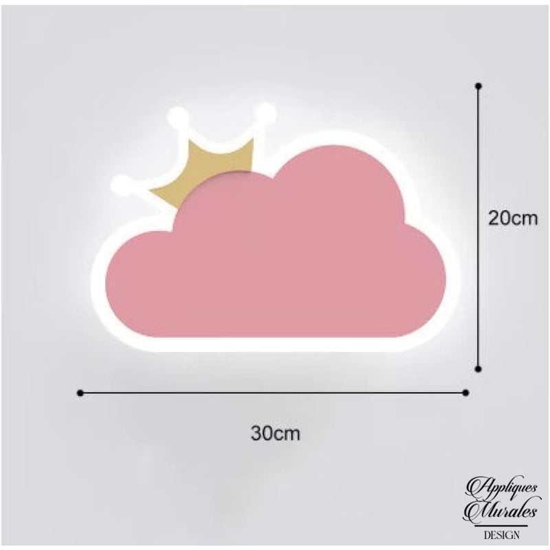 Applique murale nuage bebe