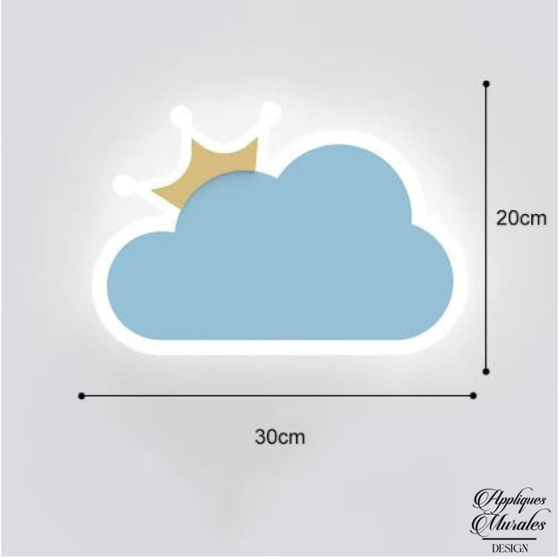 Applique murale nuage bebe