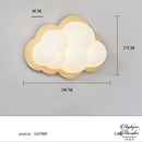 Applique murale nuage bois