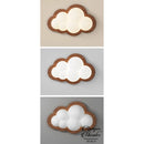 Applique murale nuage bois