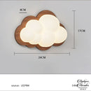 Applique murale nuage bois