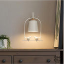 Applique murale oiseau blanc