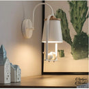 Applique murale oiseau blanc