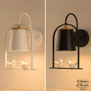 Applique murale oiseau blanc