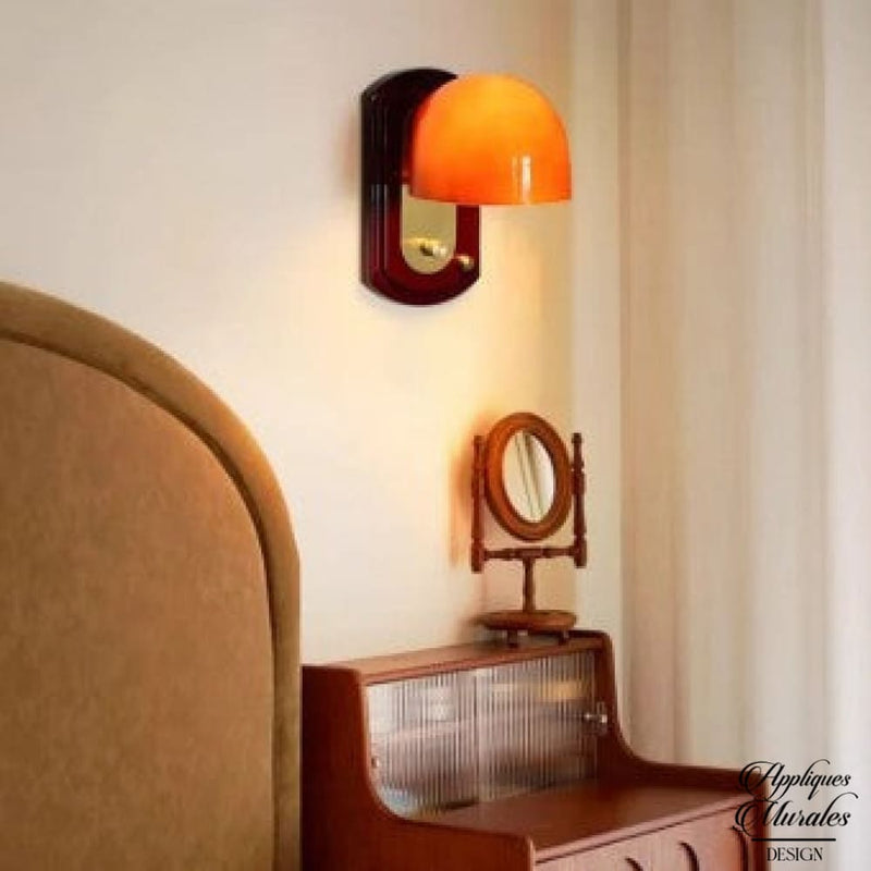 Applique murale orange