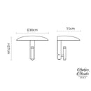 Applique murale orientable