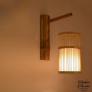 Applique murale osier bambou