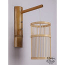 Applique murale osier bambou