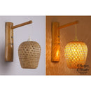 Applique murale osier rotin