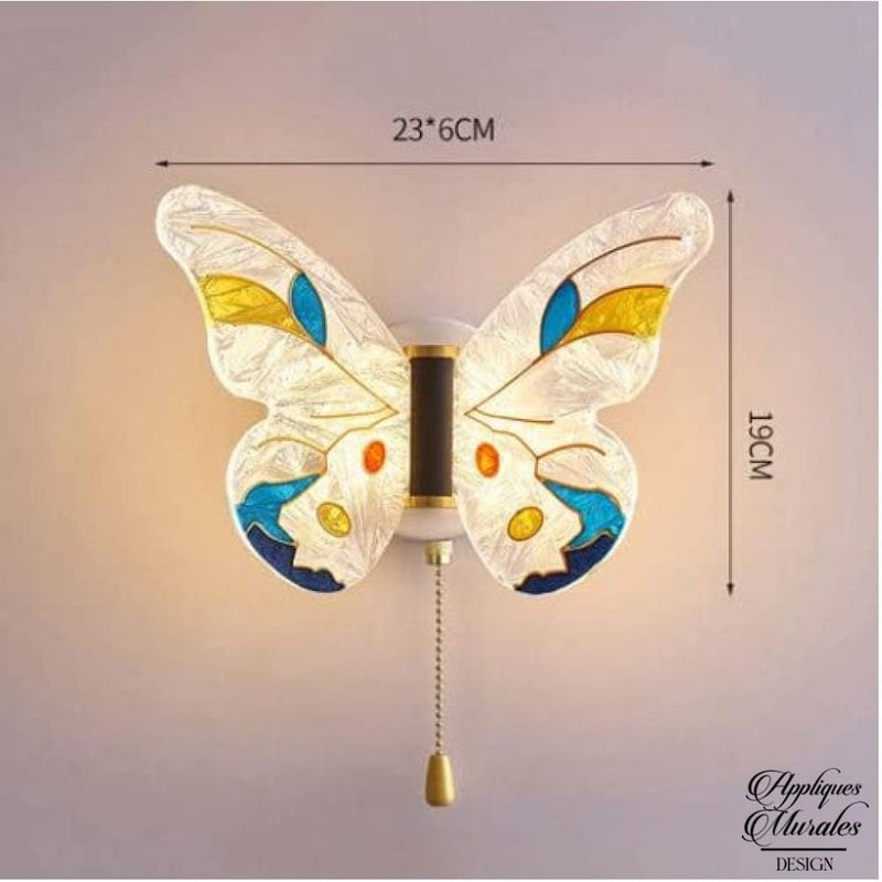 Applique murale papillon