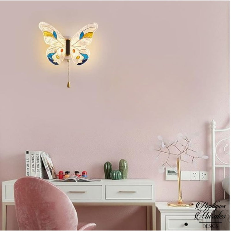 Applique murale papillon
