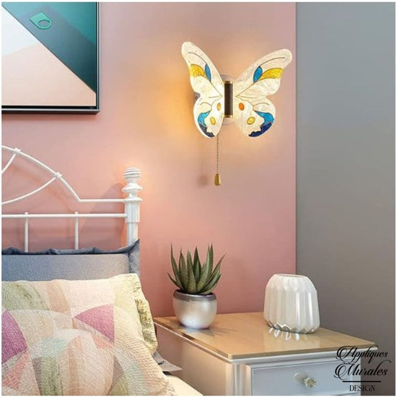 Applique murale papillon